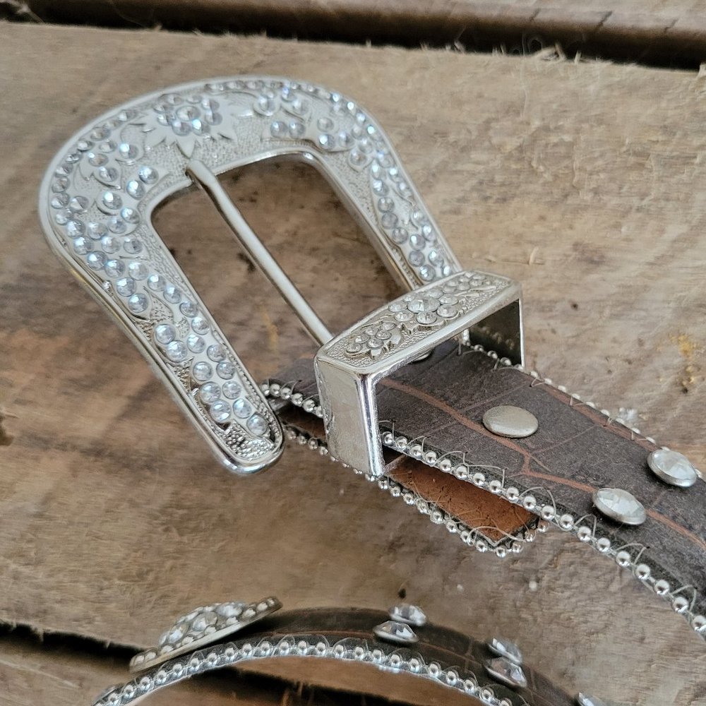 Cowgirl belt with Rhinestone